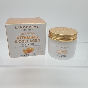 Lanocreme Energizing Vitamin C & Collagen Day Cream Sealed 50g Exp 7/28